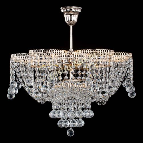 Люстра Лотос Анна с подвесом в Подольске Гусь Хрустальный