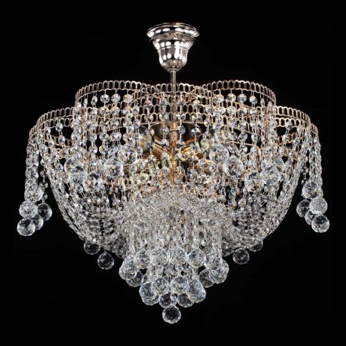 Люстра Лотос Анна с подвесом в Подольске Гусь Хрустальный