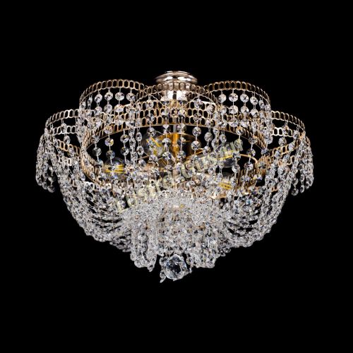 Люстра Лотос Пион с подвесом в Подольске Гусь Хрустальный