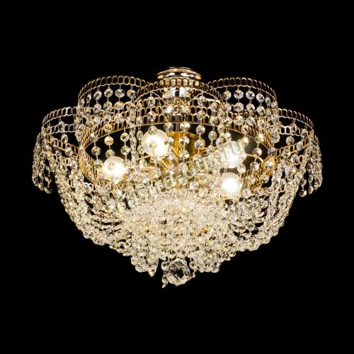 Люстра Лотос Пион с подвесом в Подольске Гусь Хрустальный