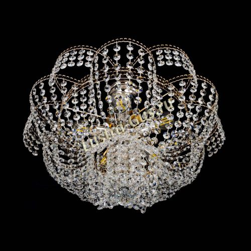 Люстра Лотос Пион с подвесом в Подольске Гусь Хрустальный