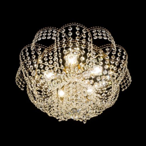 Люстра Лотос Пион с подвесом в Подольске Гусь Хрустальный