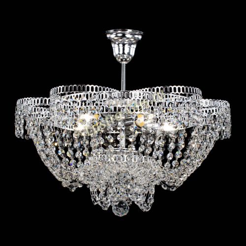 Люстра Лотос Пион с подвесом в Подольске Гусь Хрустальный