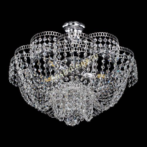 Люстра Лотос Пион с подвесом в Подольске Гусь Хрустальный