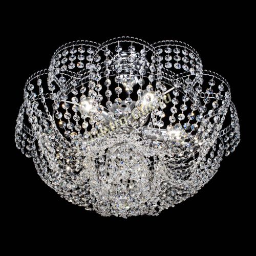 Люстра Лотос Пион с подвесом в Подольске Гусь Хрустальный