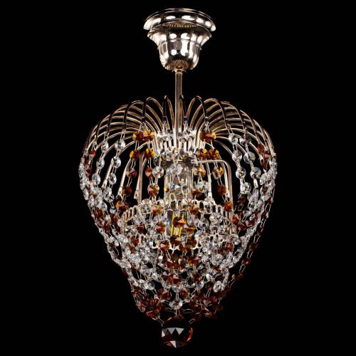 Люстра Малинка обтикон чайная в Подольске Гусь Хрустальный