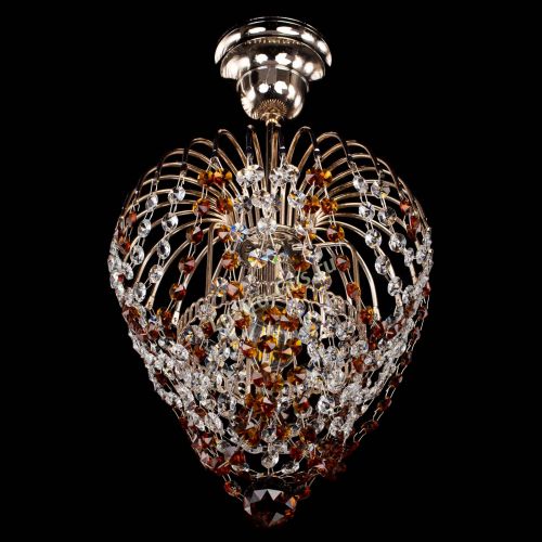 Люстра Малинка обтикон чайная в Подольске Гусь Хрустальный