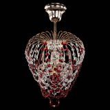 Люстра Малинка обтикон красная в Подольске