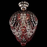 Люстра Малинка обтикон красная в Подольске