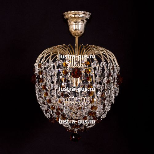 Люстра Малинка шар чайная в Подольске Гусь Хрустальный