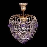 Люстра Малинка шар фиолетовая в Подольске