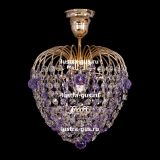 Люстра Малинка шар фиолетовая в Подольске