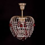 Люстра Малинка шар красная в Подольске Люстра Малинка шар красная в Подольске