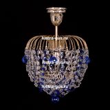 Люстра Малинка шар синяя в Подольске