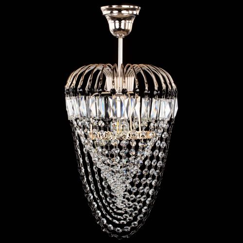 Люстра Малинка Водоворот черная в Подольске Гусь Хрустальный