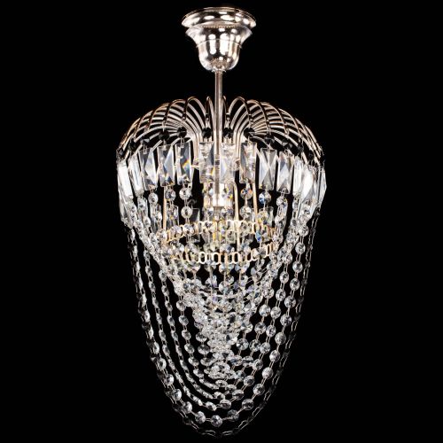 Люстра Малинка Водоворот черная в Подольске Гусь Хрустальный