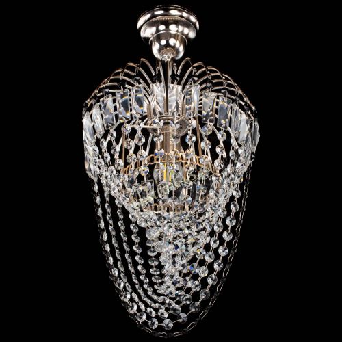 Люстра Малинка Водоворот черная в Подольске Гусь Хрустальный