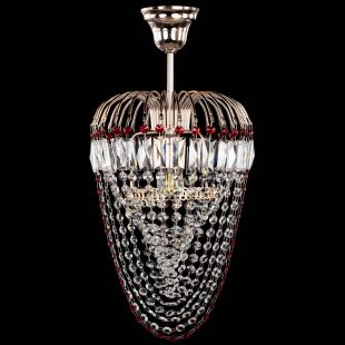 Люстра Малинка Водоворот красная