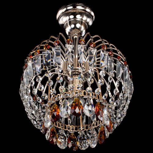 Люстра Малинка чайная в Подольске Гусь Хрустальный