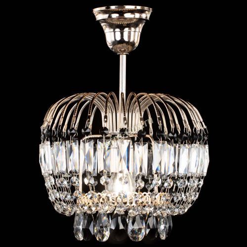 Люстра Малинка черная в Подольске Гусь Хрустальный