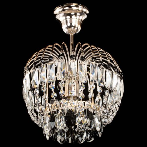 Люстра Малинка черная в Подольске Гусь Хрустальный