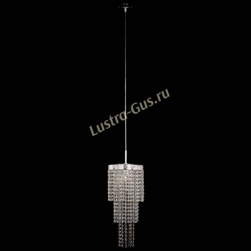 Люстра Милан №1 каскад на тросе в Подольске Гусь Хрустальный