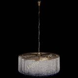 Люстра Милан капель №10 под бронзу синяя с подвесом в Подольске