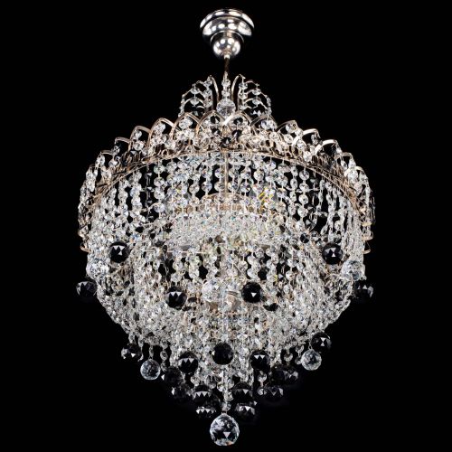 Люстра Натали Софья черная в Подольске Гусь Хрустальный