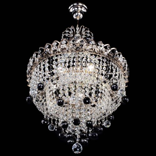 Люстра Натали Софья черная в Подольске Гусь Хрустальный