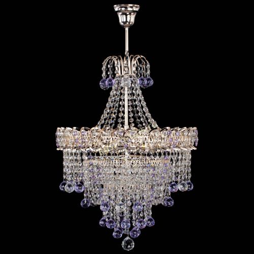 Люстра Натали Софья фиолетовая в Подольске Гусь Хрустальный