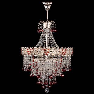 Люстра Натали Софья красная