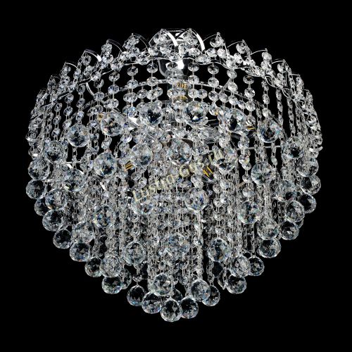 Люстра Капель Лепесток Шар  30мм с подвесом в Подольске Гусь Хрустальный