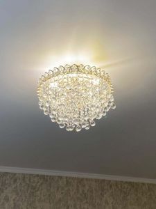 Люстра Капель Лепесток Шар  30мм с подвесом в Подольске отзыв и фото покупателя