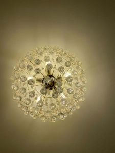 Люстра Капель Лепесток Шар  30мм с подвесом в Подольске отзыв и фото покупателя