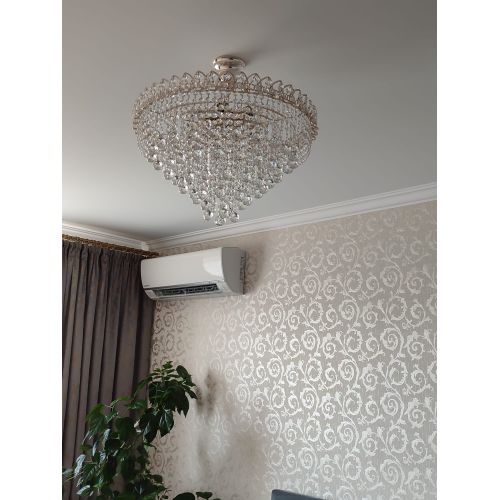 Люстра Капель Лепесток Шар  30мм с подвесом в Подольске Гусь Хрустальный