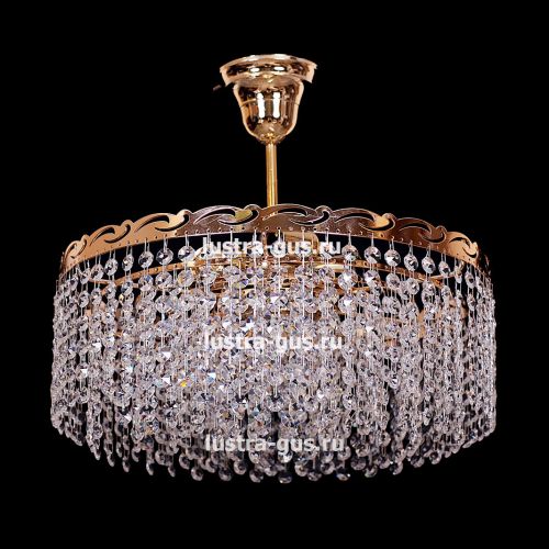 Люстра Капель обтикон с подвесом в Подольске Гусь Хрустальный
