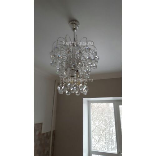 Люстра Каскад Шар 40 мм в Подольске Гусь Хрустальный