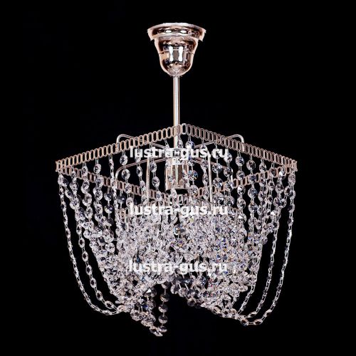 Люстра Квадрат Василиса с подвесом в Подольске Гусь Хрустальный