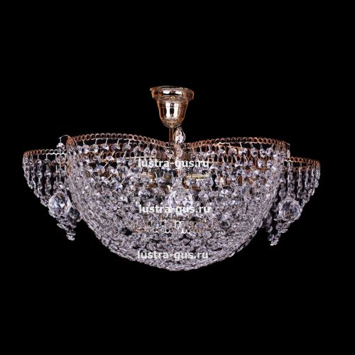 Люстра Ромашка подсолнух с подвесом в Подольске Гусь Хрустальный