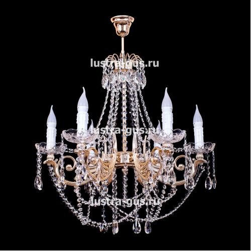 Люстра Свеча Лайт №1 (рожки - пластик) в Подольске Гусь Хрустальный