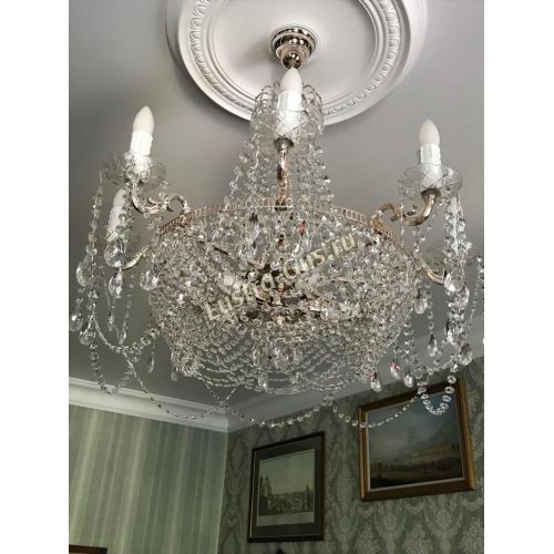 Люстра Елизавета №13 в Подольске Гусь Хрустальный