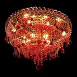 Люстра Водопад Софья красная в Подольске