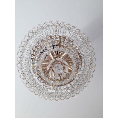 Люстра Водопад с подвесом  в Подольске Гусь Хрустальный