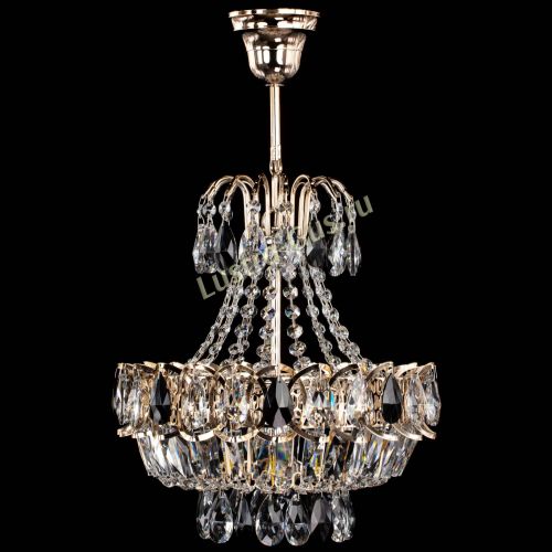 Люстра Ника 1 лампа черная в Подольске Гусь Хрустальный