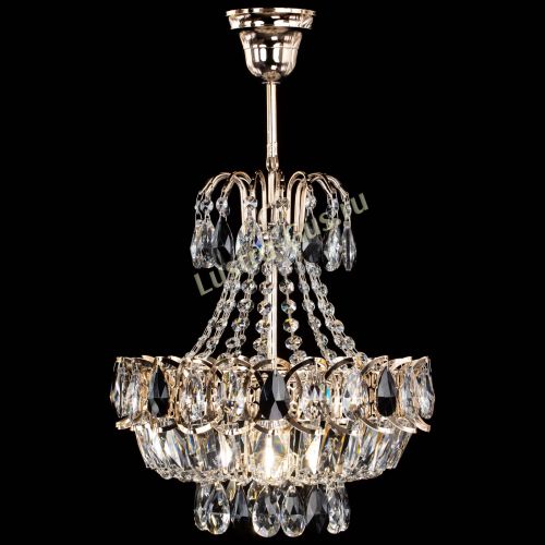 Люстра Ника 1 лампа черная в Подольске Гусь Хрустальный