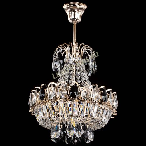 Люстра Ника 1 лампа черная в Подольске Гусь Хрустальный