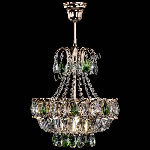 Люстра Ника 1 лампа зеленая в Подольске Гусь Хрустальный