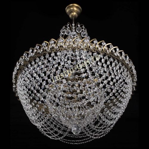 Люстра Ника Лепестки №5 под бронзу в Подольске Гусь Хрустальный