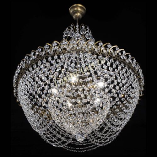 Люстра Ника Лепестки №5 под бронзу в Подольске Гусь Хрустальный