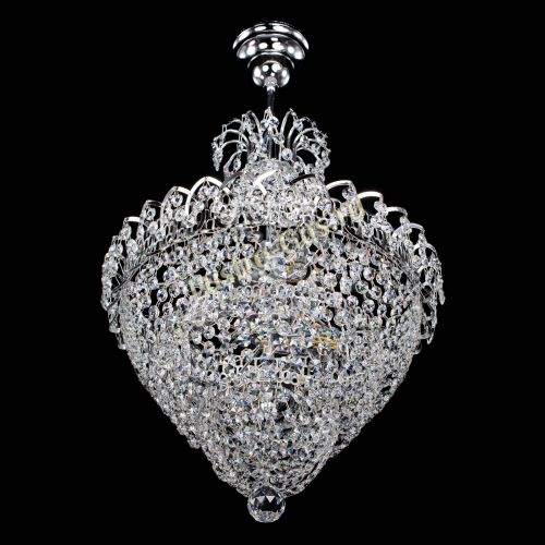 Люстра Ника Лепестки малая - 3 лампы в Подольске Гусь Хрустальный